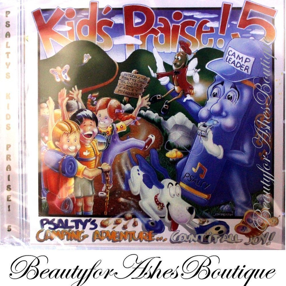 Psalty Kids Praise! 5 & Childrens Christian Worship Singalong Camping Story CD
